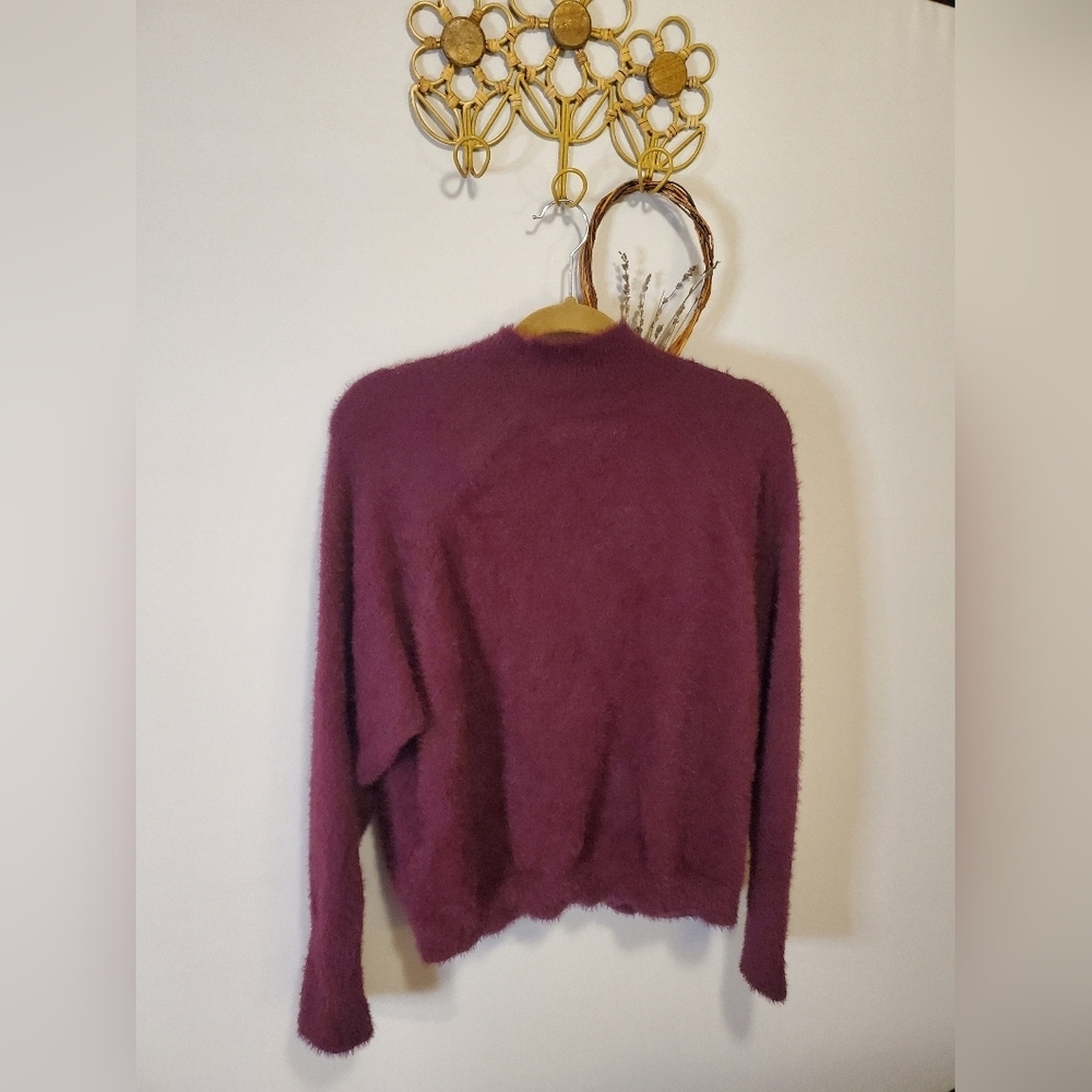 Plush Purple Women's Sweater - Picture 6 of 6